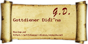 Gottdiener Diána névjegykártya
